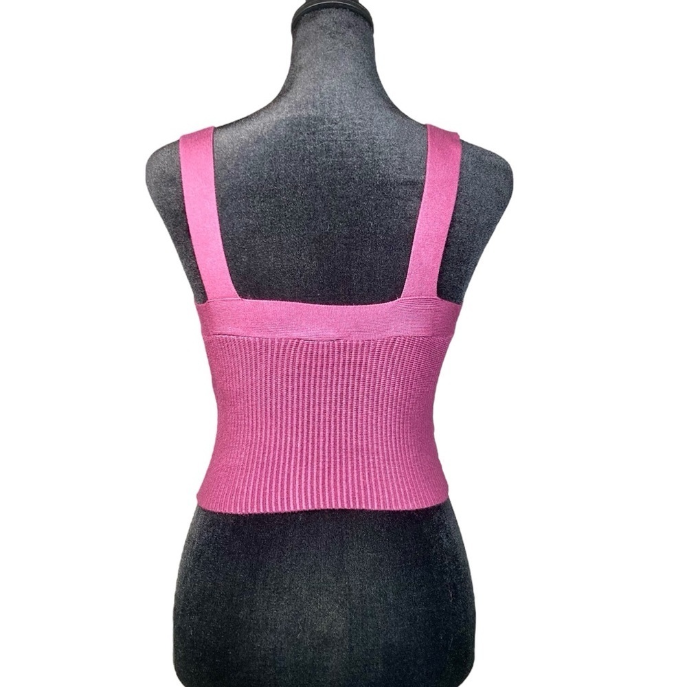 Abercrombie & Fitch Mauve Ribbed Tank Top Size XS - Picture 3 of 7